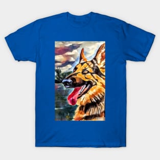 Alsatian, German shepherd T-Shirt